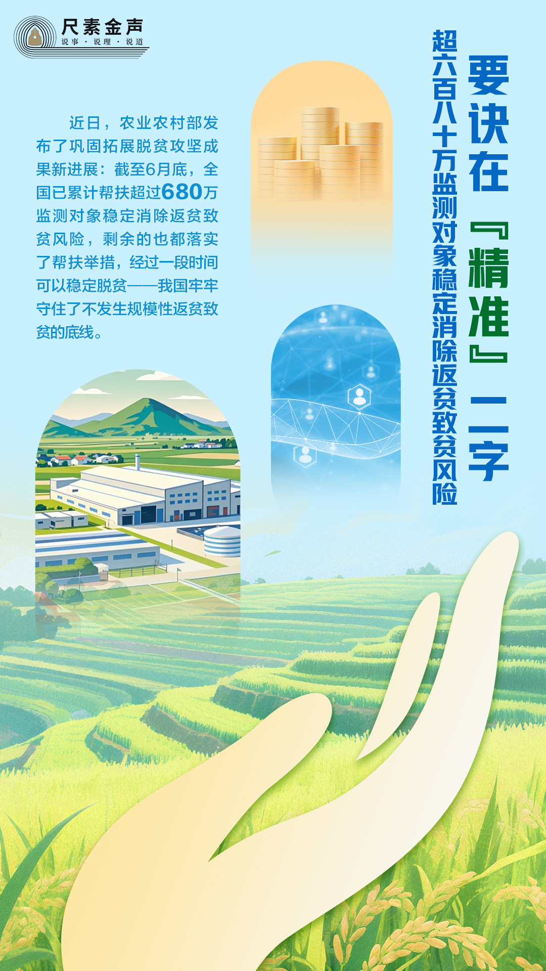 尺素金声丨超680万监测对象稳定消除返贫致贫风险,要诀在“精准”二字