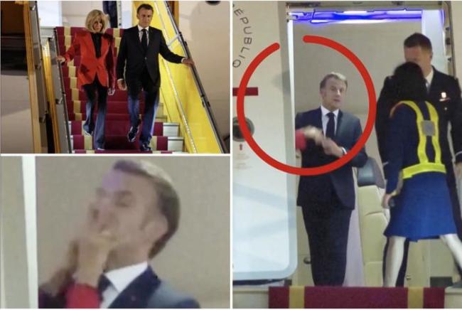 马克龙被打脸后说了啥 唇语专家破解