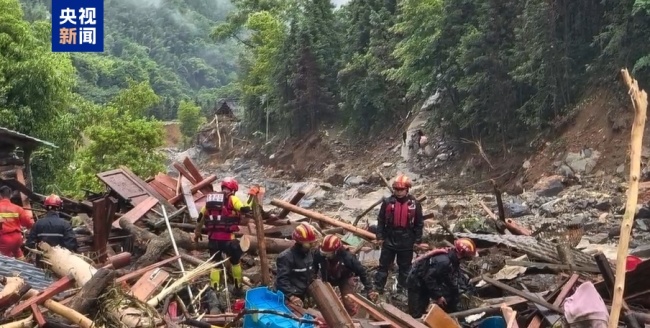 广西龙胜山洪泥石流灾害已致1人遇难