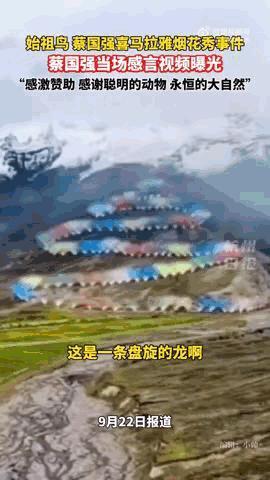 蔡国强烟花秀现场感言视频曝光