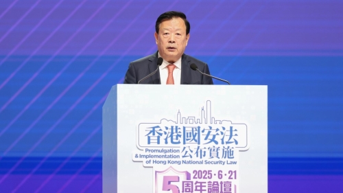 港澳办主任夏宝龙。 港澳办主任夏宝龙。