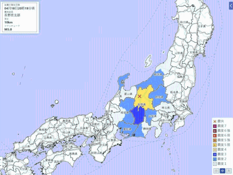 日本地震 日本地震