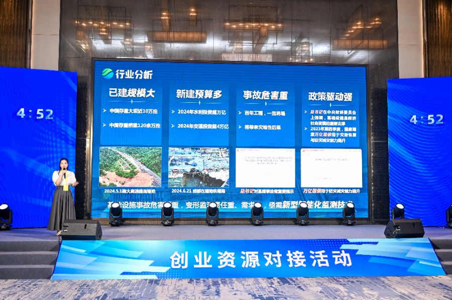 创业资源对接活动现场，诸多创新项目得到了金融活水的助力。主办方供图