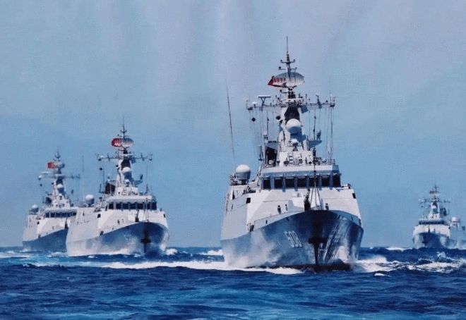 9月12日至13日，中国人民解放军南部战区位南海海域进行例行巡航