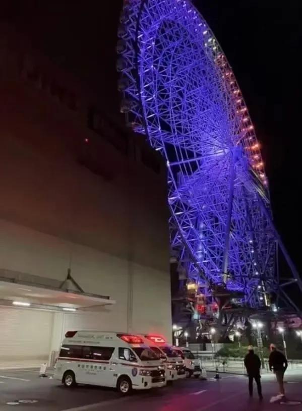 日本最高摩天轮遭雷击停摆约20人被困