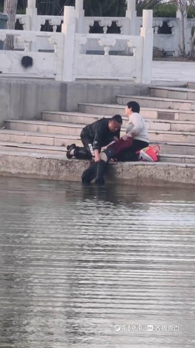 山东聊城一男子救6岁落水娃 英勇行为温暖人心