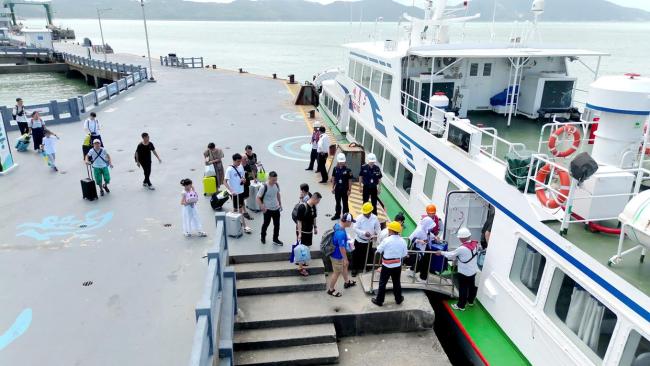 浙江沿海预计发送180万人次水上旅客