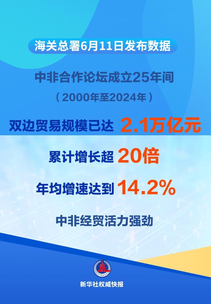 25年年均增速达14.2%,中非贸易规模已超2万亿元