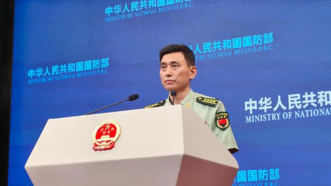 国防部回应美称中国演练收复台湾