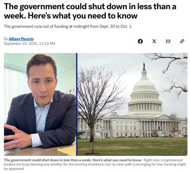 特朗普2.0时期，美国政府“关门”大战比往年更“危险”？