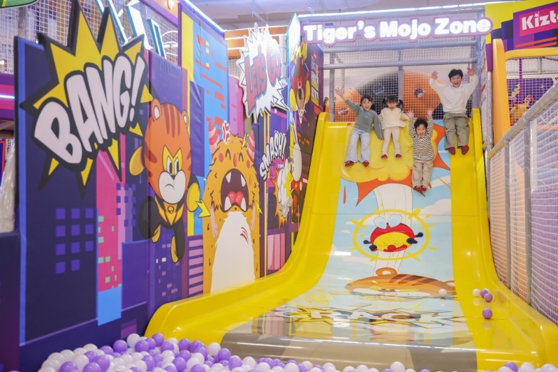 High-speed Slide Zone极速滑梯地带 （图片来源：Kiztopia）