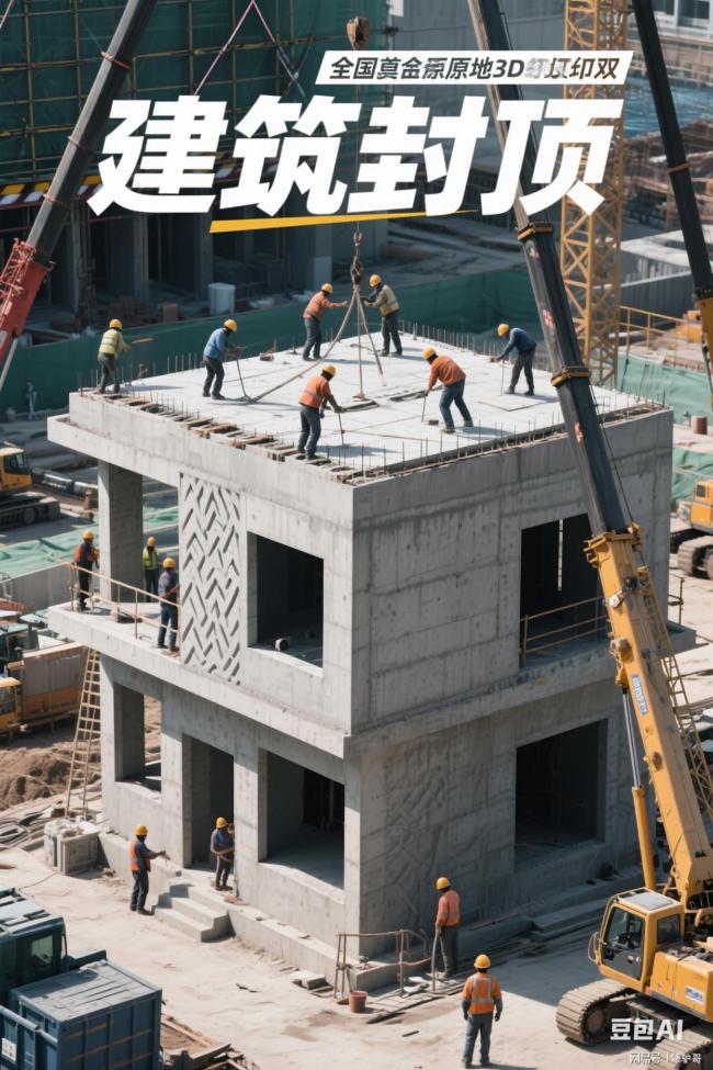 我国首个原位3D打印双层建筑 智能建造技术新突破