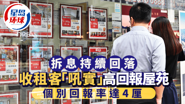 拆息持续回落