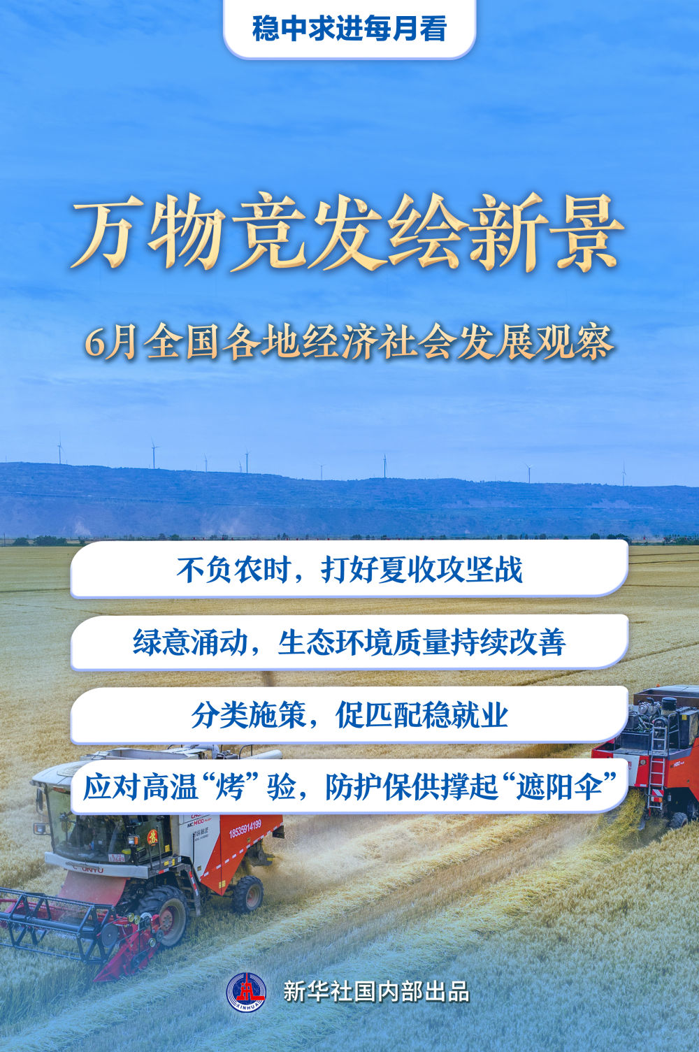 稳中求进每月看|万物竞发绘新景——6月全国各地经济社会发展观察 稳中求进每月看|万物竞发绘新景——6月全国各地经济社会发展观察