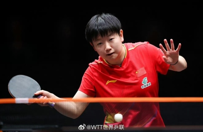 孙颖莎回应鹰眼挑战日本选手成功