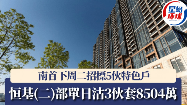 恒基(二)部单日沽3伙套8504万