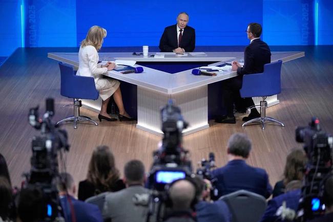 普京举行记者会回应俄乌冲突等热点议题，信息量大