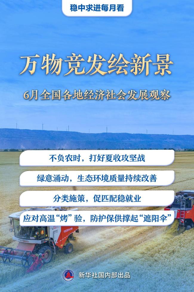 6月全国各地经济社会发展观察